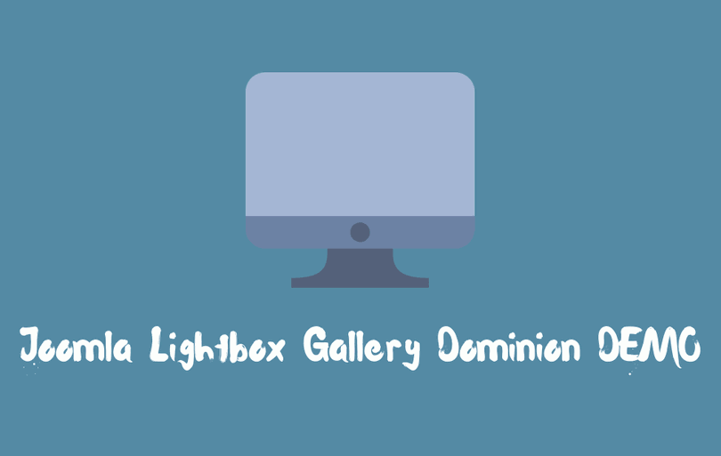 Joomla Lightbox Gallery Dominion DEMO