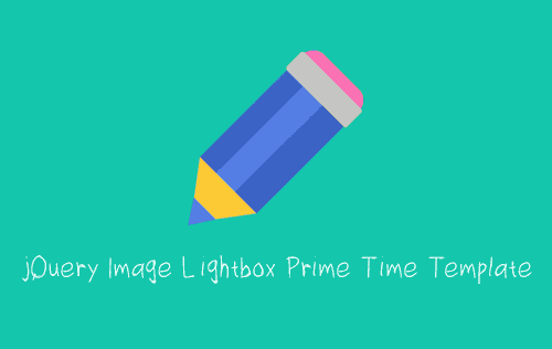 jQuery Image Lightbox Prime Time Template