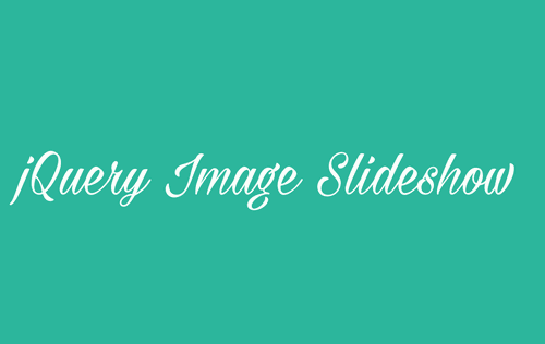 jQuery Image Slideshow