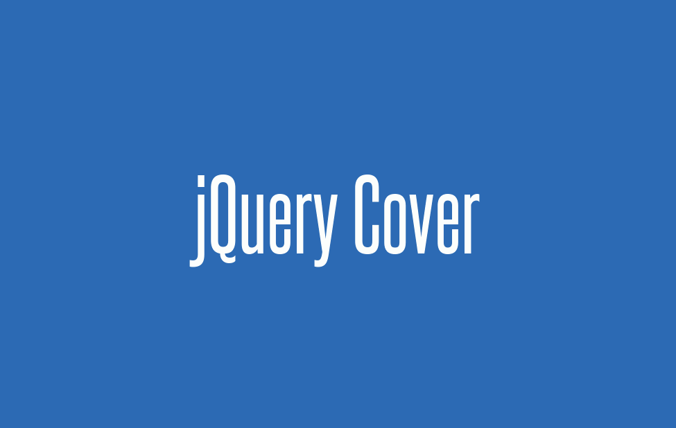 jQuery Cover